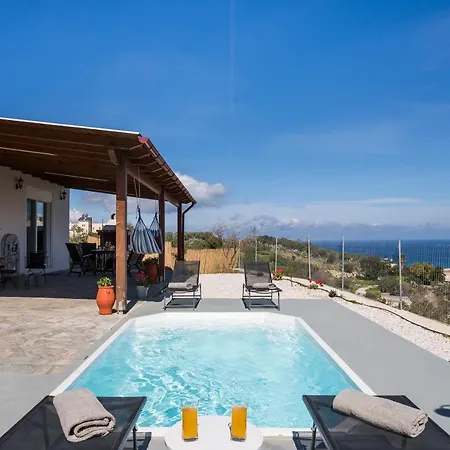 Villa Cleronomia, Private Pool, Seaview, Kaloudhianá